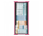 WhiteCoat Clipboard® Trifold - Pink Food Industry Edition